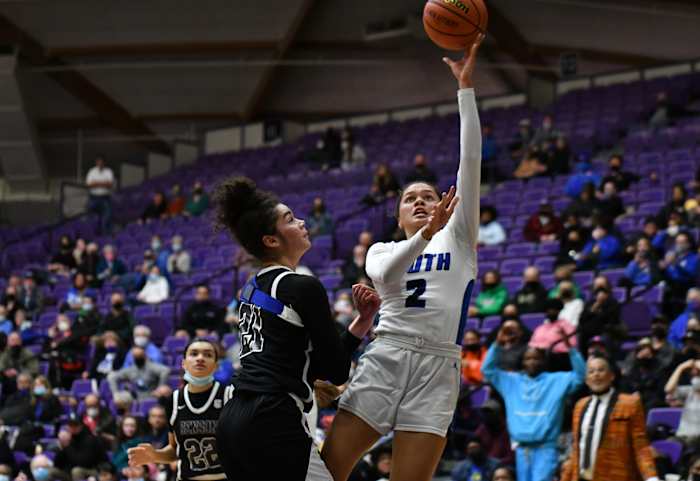 Benson South Medford girls basketball Taylor Balkom 26